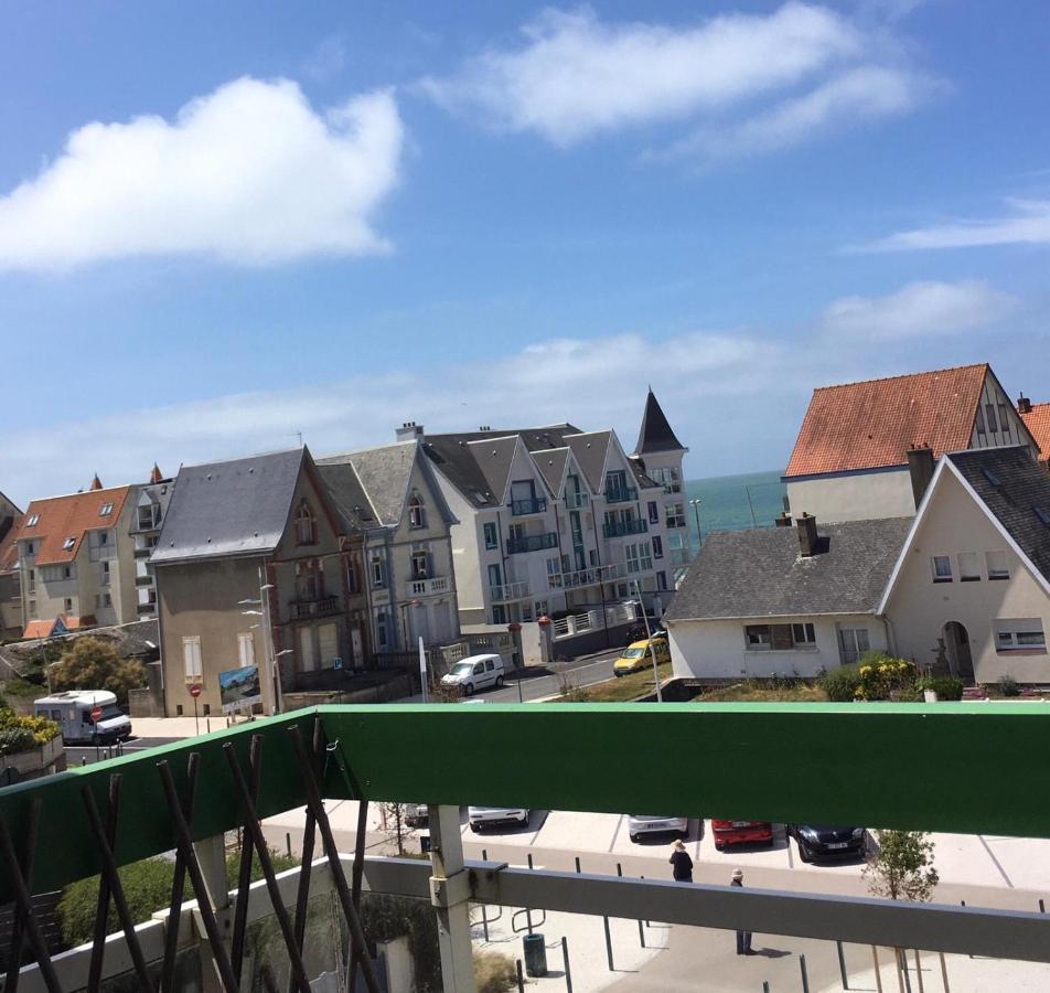 Vue Mer L'Aiglon T2 Balcon Parking Prive Wimereux Bagian luar foto