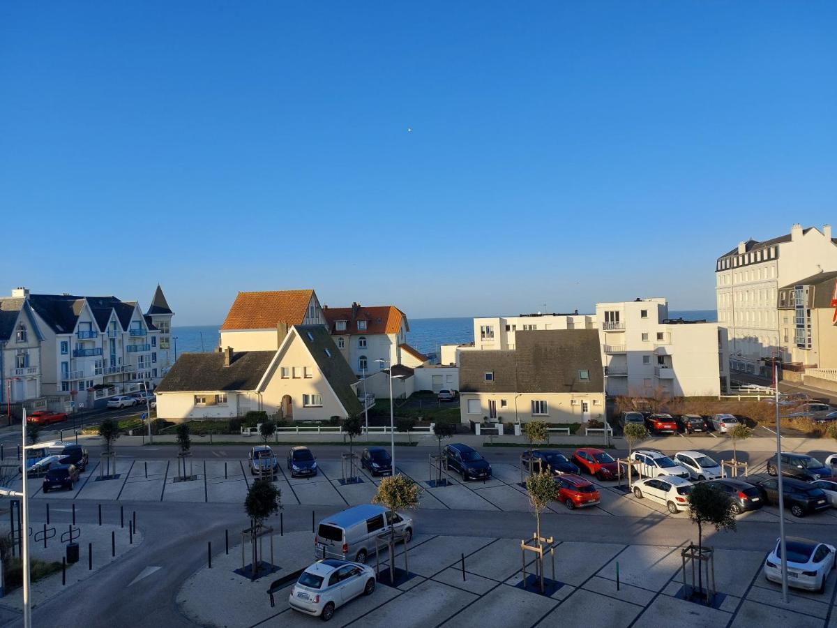 Vue Mer L'Aiglon T2 Balcon Parking Prive Wimereux Bagian luar foto
